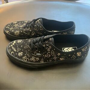 VANS Halloween Witch Goth Sneakers Womens Sz 9
